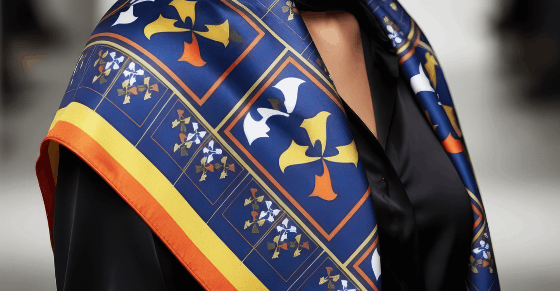 Soie haut de gamme pour foulard de luxe